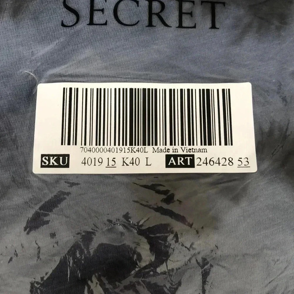 🆕PINK LONG SLEEVE TIE DYE CROPPED TEE L🆕 - Picture 4 of 4